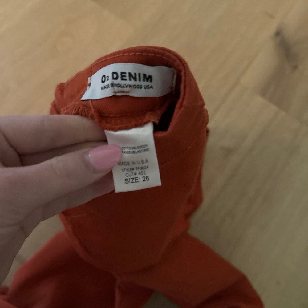 O2 Denim Rust Flare Jeans - Picture 5 of 6